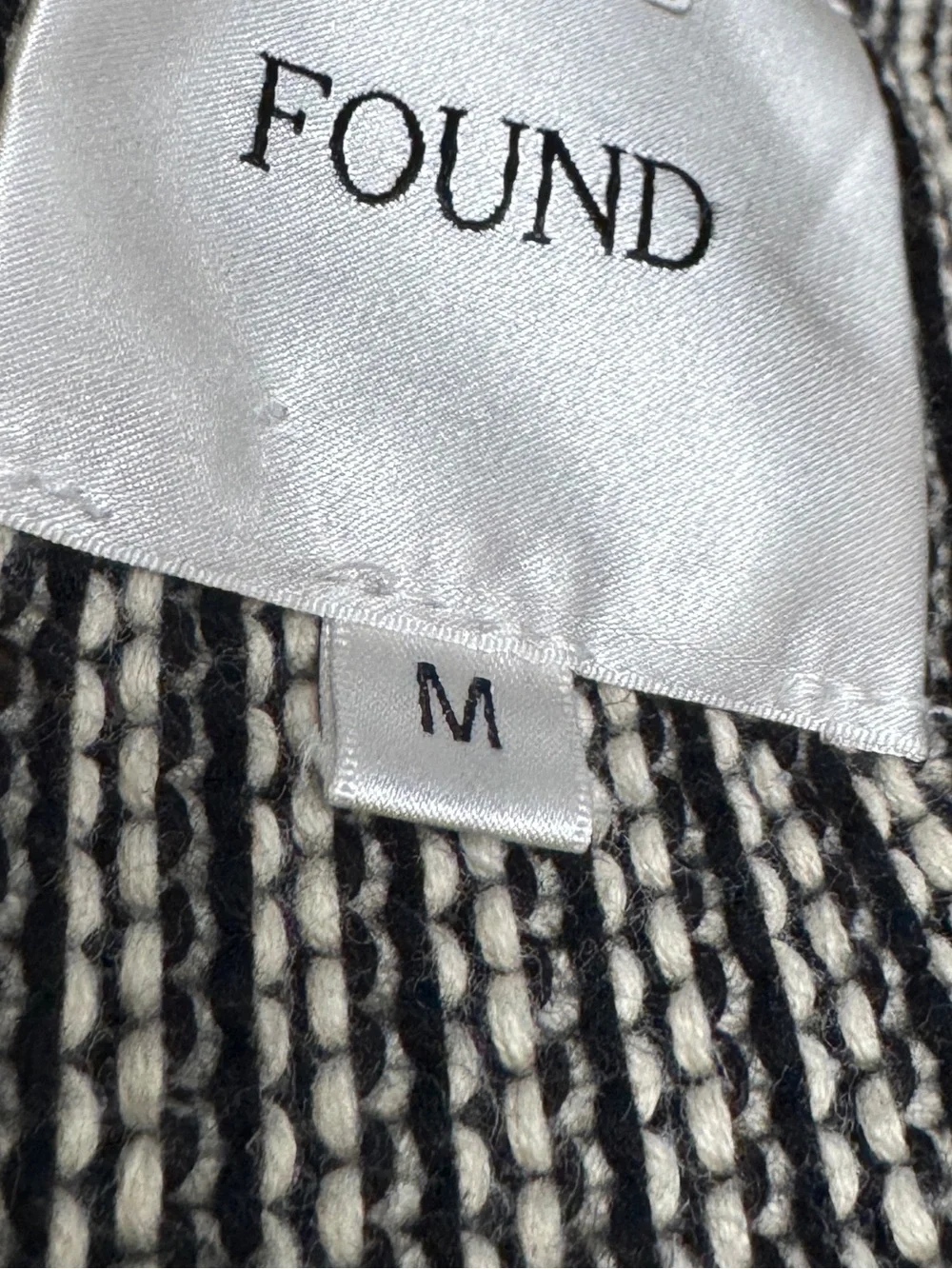 Found Cotton Sweater Tie Front Medium Coastalcore